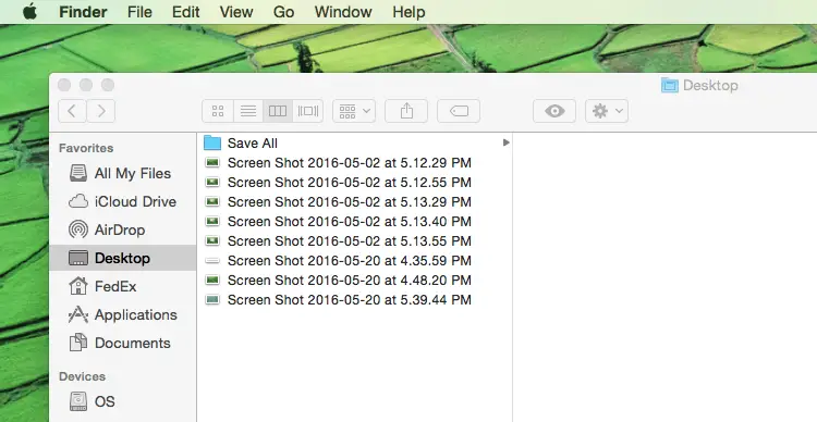 macos print screen selection