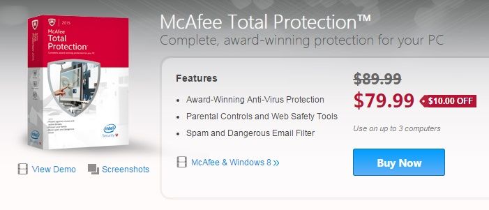 McAfee Total Protection