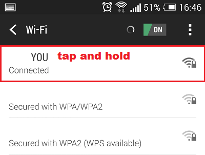 Wi-Fi Advanced Settings In Android