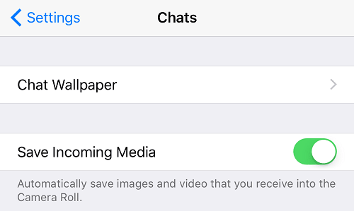 Save Incoming Media WhatsApp