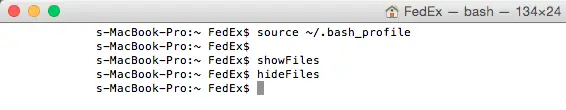 showFiles and hideFiles to Show or Hide Hidden Files Mac OS X