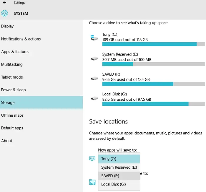 Windows 10 Storage Solutions