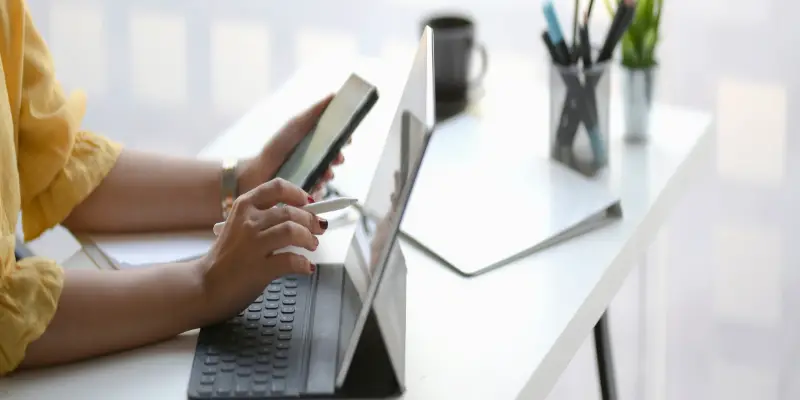 tablet used as laptop