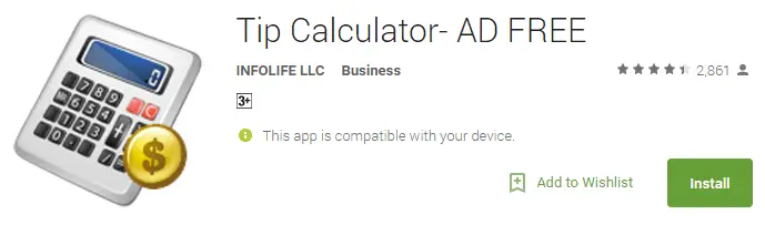 ez tip calculator mobile