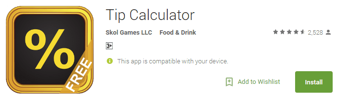 Tip Calculator by Skol Games