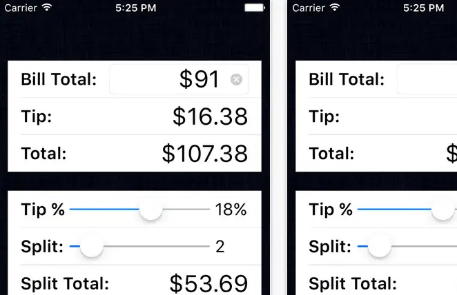 tip calculator android studio java