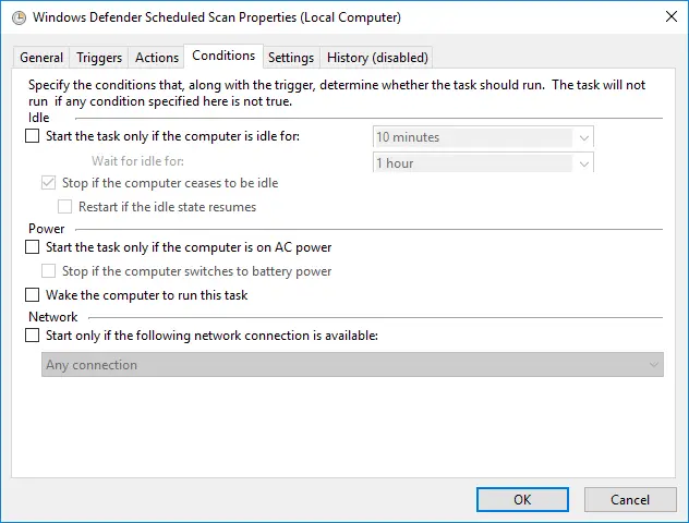 Turn off Windows Defender Scheduled Scan to fix Antimalware Service Executable high CPU usage error
