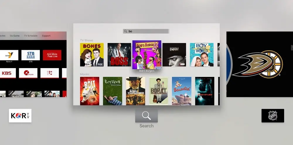 tvOS app switcher