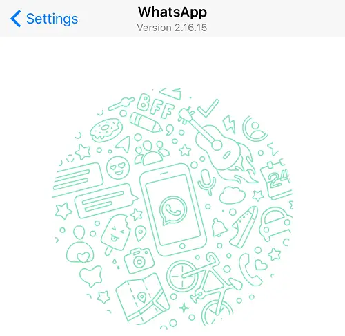 WhatsApp version