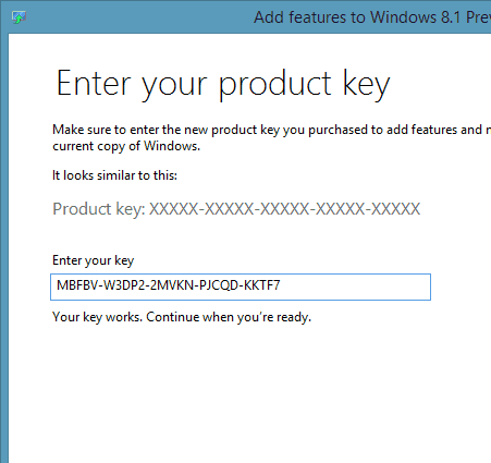 change windows product key command