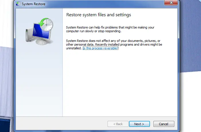 Windows System Restore